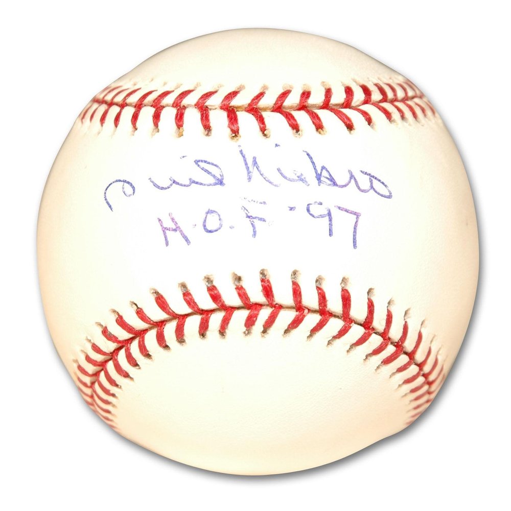 Autographed Phil Niekro Ball - Inscribed "HOF 97 - Autographed Baseballs