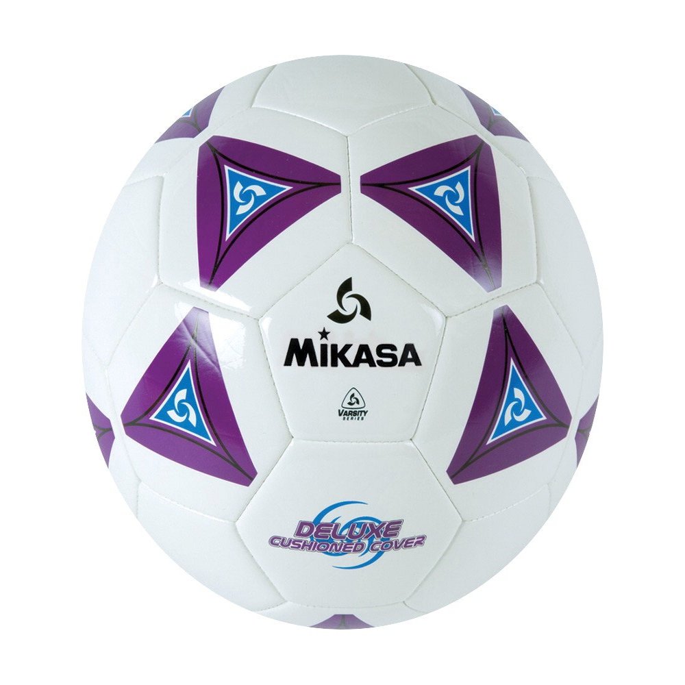 Mikasa SS40-P Serious Soccer Ball (Purple/White, Size 4)