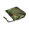 Mil-Tec Adult Ripstop Wet Weather Waterproof Rain Poncho with Hood, Can be Used as Bivouac Sack, Shelter Tent - Woodland Camo view 4
