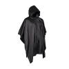 Mil-Tec Adult Ripstop Wet Weather Waterproof Multi-Use Rain Poncho with Hood - Use as Bivouac Sack, Shelter Tent - Black view 4