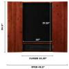 Viper Dead On Sisal Dartboard & Metropolitan Cinnamon Cabinet view 3