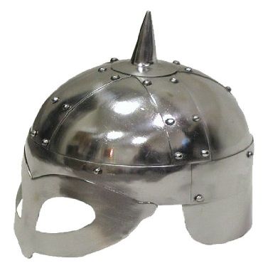 Whetstone Cutlery 15th Century Open-Faced Barbut Helmet (Silver)