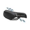 VELO Basic Deep Channel Saddle - Black, L = 262 X W = 165 Mm view 2