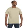 Adult Heavyweight Cotton Tee Shirt, Color: Sand, Size: X-Large view 1