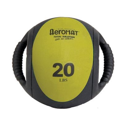 Aeromat Dual Grip Power Medicine Ball, 9cm/20-Pound, Black/Bronze