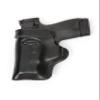 Springield XD Compact Pro Carry HD CCW IWB Leather Gun Holster Black view 2