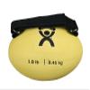 CanDo Handy Grip Weighted Ball for Weight Training and Exercise - Ergonomic Non-Slip Hand Weight, 1lb Tan view 1