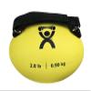 CanDo Handy Grip Weighted Ball for Weight Training and Exercise Ergonomic Non-Slip Hand Weight, 2lb Yellow view 1