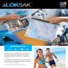 LOKSAK - aLOKSAK Small Multi-Pack Waterproof Dry Bags - Airtight Underwater Pouch - Touch Screen Compatible - Diving Certified (4 Pack) view 2