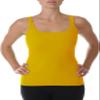 Beyond Yoga Square Neck Ribbed Tank (Honey Mustard, X-Small) view 1
