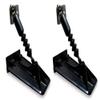 Nauticus SX9510-40 Smart Tab SX Composite Trim Tabs 9.5 x 10 - f/12-16 Boat w/40-80HP - Black view 1