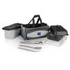 PICNIC TIME ONIVA - a Brand North Carolina Tar Heels - Buccaneer Portable Charcoal Grill & Cooler Tote, (Black with Gray Accents) view 1