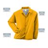 Augusta Sportswear Unisex-Adult Nylon Coach's Jacket/Lined, Gold, XX-Large (3100) view 3