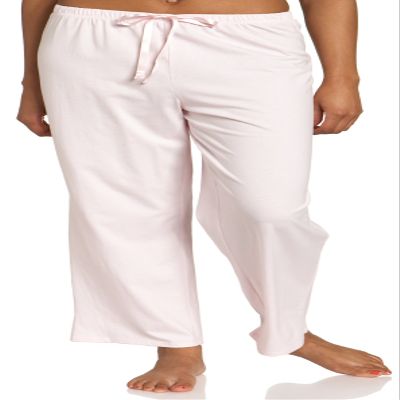 Nautica Women's Jersey Knit Pant, Pink, Large