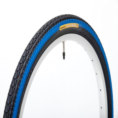Panaracer 8H205BOP-PA-BL Clincher Tire, 7.9 x 0.6 inches (20 x 1.50 cm), Parcela, Compact, Black/Blue Line (for Small Diameter Cars, Folding Bicycles, Street Riding, Commuting)
