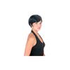 Adult Black Pixie Girl Wig, One Size view 1