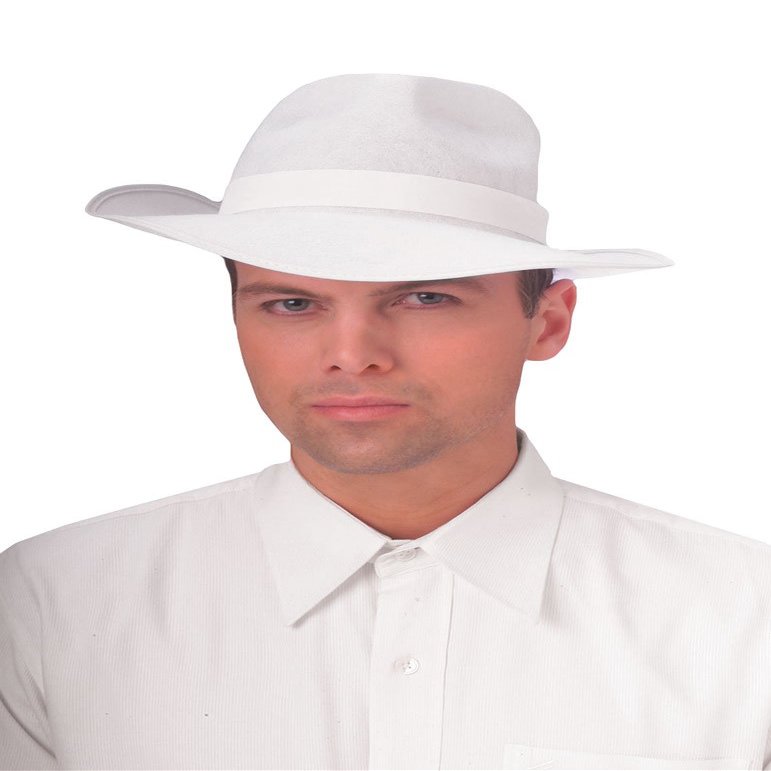 Rubie's Costume Co Durashape Shadow Hat-White Costume