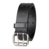 Dickies Men's Leather Double Prong Belt, Black, 34 (Waist: 32) view 1