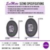 EAR MITTS Bandless Ear Muffs For Women, Black Sparkle Ear Warmers, Regular view 4