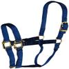HAMILTON S53 1 Inch Quality Nylon Horse Halter Products USA Navy view 1