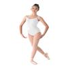 Mirella Women's Classic Camisole Dance Leotard with Scoop Front & V-Back,White,Medium view 1