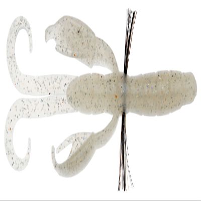 Bait Breath Lure BYS Craw 3.5in #157B White Pearl