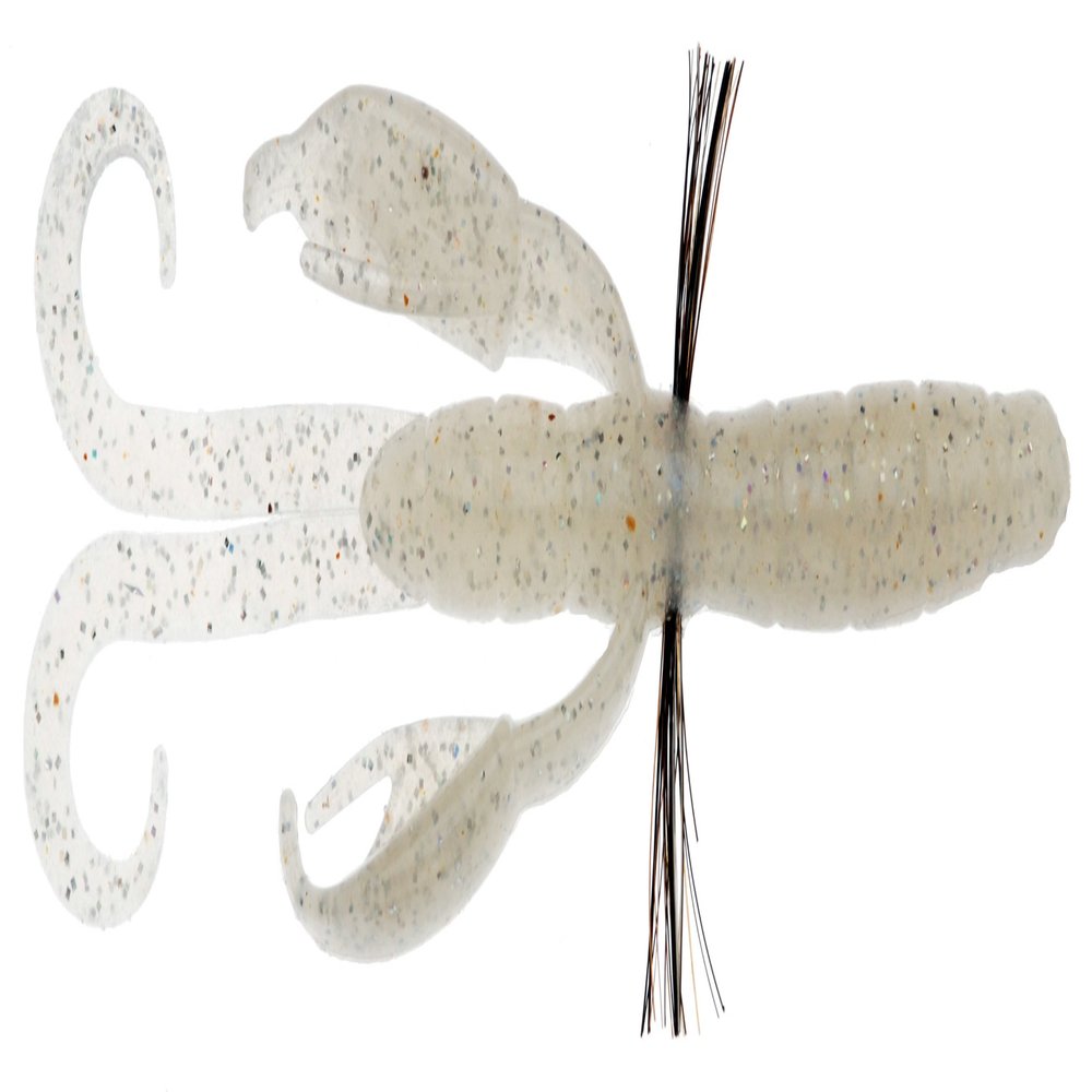 Bait Breath Lure BYS Craw 3.5in #157B White Pearl