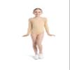 Capezio girls Team Basic Long Sleeve Leotard Jumpsuit, Nude, Large US view 2