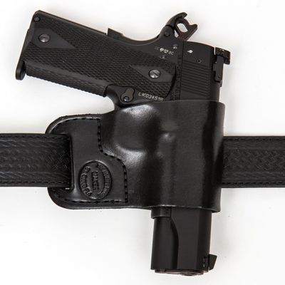 1911 4" - 4.25" P13 COLT COMMADER Pro Carry Belt Ride Belt Holster Black