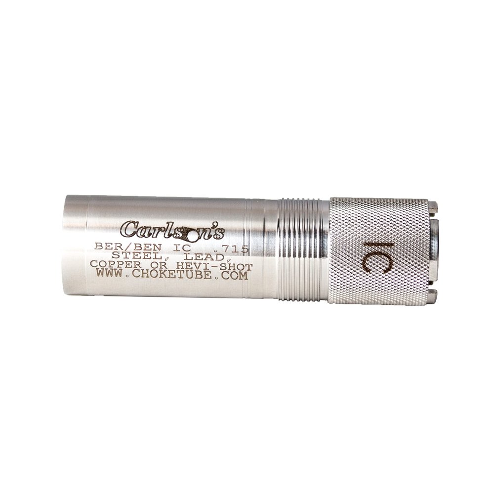 CARLSON'S Choke Tubes 12 Gauge Compatible for Beretta Benelli Mobil [ Improved Cylinder | 0.715 Diameter ] Stainless Steel | Sporting Clays Choke Tube | Made in USA