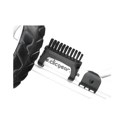 Clicgear Shoe Brush for Golf Push Carts Fits Models 1.0 to 4.0 Heavy Duty Nylon Bristles Easily Cleans Cleats and Clubs