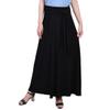 NY Collection Womens Petites Tie Waist Maxi Maxi Skirt Navy PL view 1