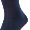 FALKE Men's Firenze Socks, Breathable, Elastic-Free, Fil D'cosse Cotton, Crew Length, Trendy Work or Casual Clothing, Blue (Dark Navy 6370), 6.5-7.5, 1 Pair view 3