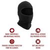 5580 POLAR FLEECE ONE HOLE BALACLAVA - Black view 2
