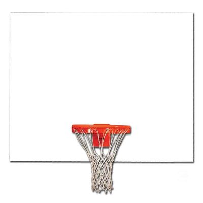 Gared 48" x 72" White Steel Rectangular Backboard