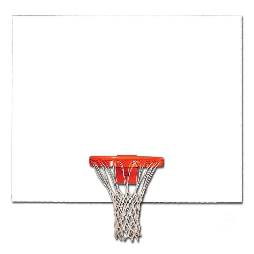 Gared 48" x 72" White Steel Rectangular Backboard