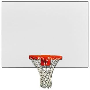 Steel Rectangular Backboard in White