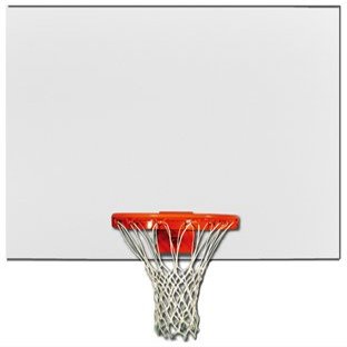 Steel Rectangular Backboard in White