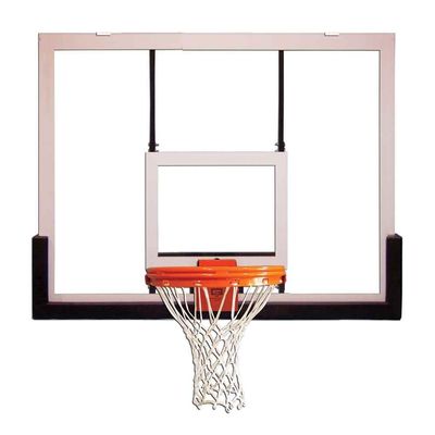 Gared Acrylic Rectangular Backboard in White and Brown