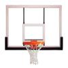 Gared Acrylic Rectangular Backboard in White and Brown view 1