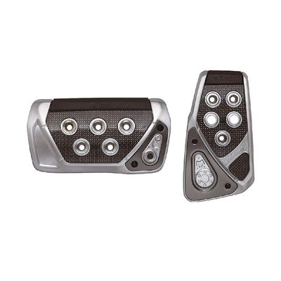 Carmate RAZO GT specifications pedal set AT-S carbon & amp; Silver RP101