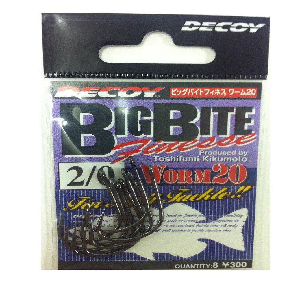 KATSUICHI DECOY worm 20 Big bytes finesse 2/0