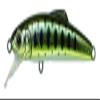 TackleHouse Buffet Minnow Lure, S 1.7 inches (43 mm), 0.09 oz (2.4 g), Yamame #09 S43 view 1