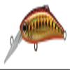 TackleHouse No13 SD43 Buffett Minnow, 1.7 Inches (43 mm), 0.1 Oz (2.2 g), Gold Red/Orange Berry view 1