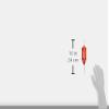 Daiichi Seiko 04225 Komasekago Lark Basket, Red, Small view 4