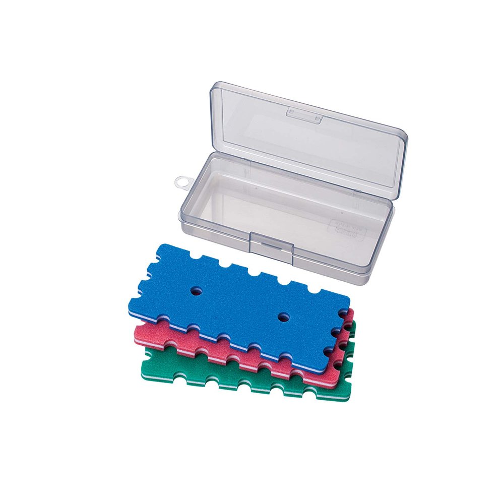 Daiichi Seiko 04117 Fishing Roll Color Sponge Sheet with S Plastic Case