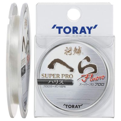 Toray Harris, General Scale, Spatula, Super Pro Fluoro, Harris, Fluorocarbon 25.4 ft (75 m), No. 0.8, Natural
