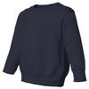 RABBIT SKINS Toddler Fleece Long Sleeve Pullover Sweatshirt, Navy, 2T view 2