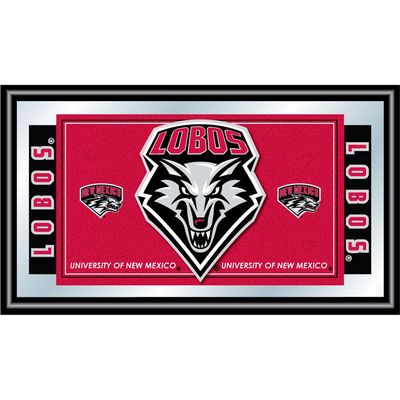 Trademark University of New Mexico Logo and Mascot Framed Mirror