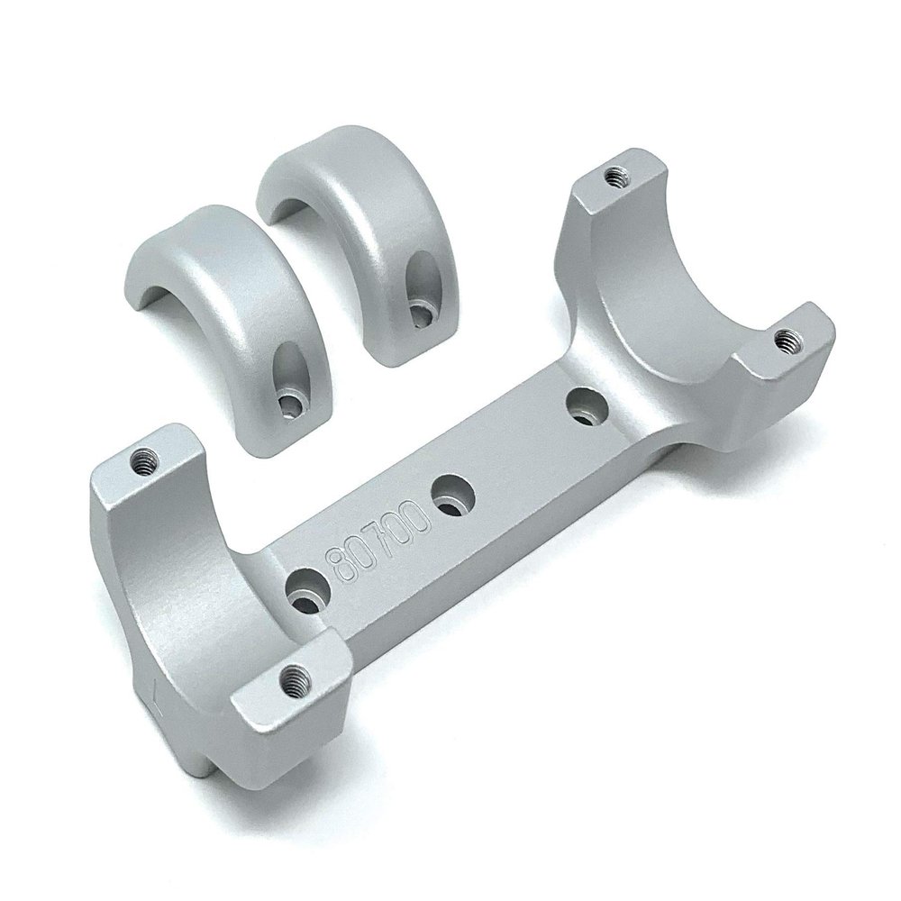 Game Reaper Remington 597-Low Mount (Silver, 1 inch)